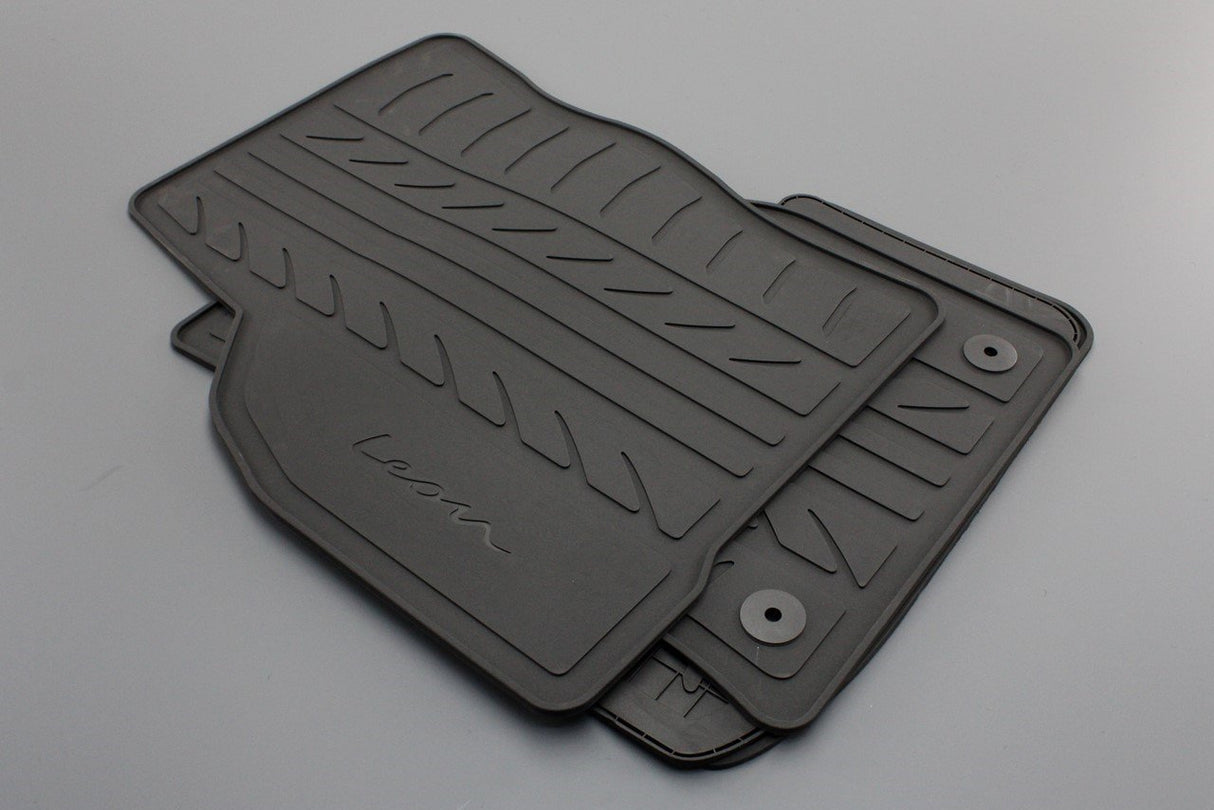 SEAT Leon 2020-on rubber floor mats set x4 (LHD only) 5FC061500 041