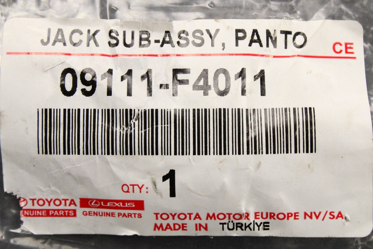 Toyota Aygo X C-HR Corolla Yaris spare wheel toolkit jack 09111-F4011