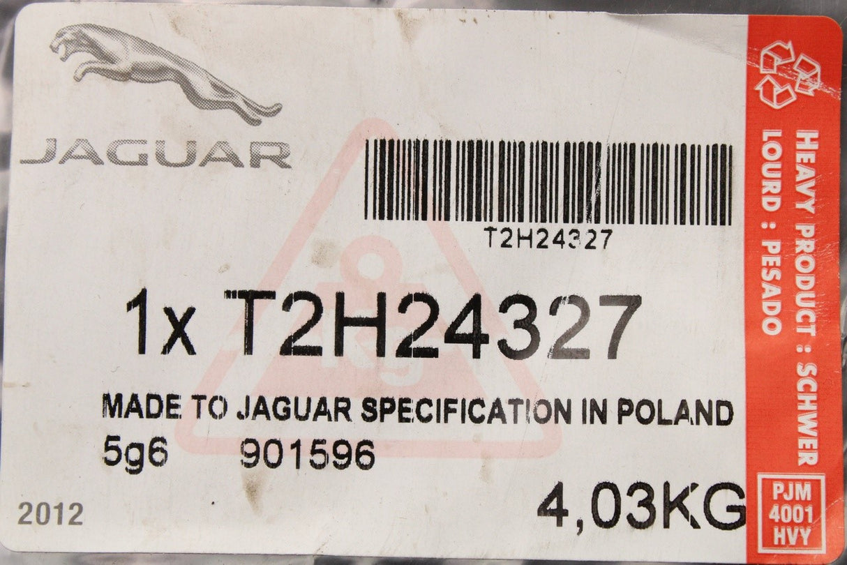 Jaguar XF 2016-on rubber boot liner T2H24327