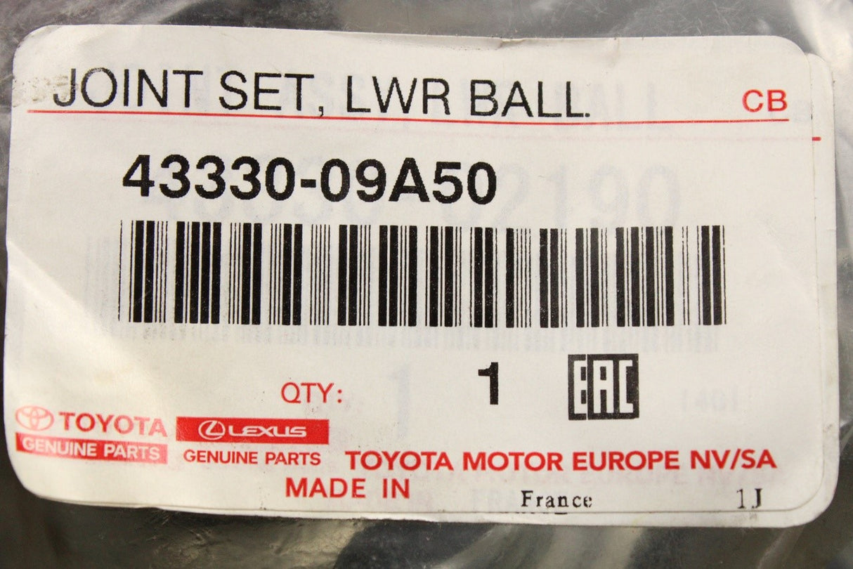 Toyota Aygo X Corolla Yaris front lower ball joint (x1) 43330-09A50
