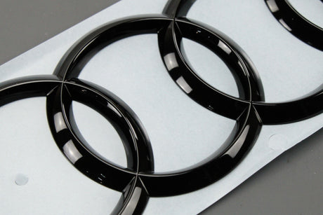 Audi A5 S5 2017-on black Audi rings badge emblem (rear) 8W6071802