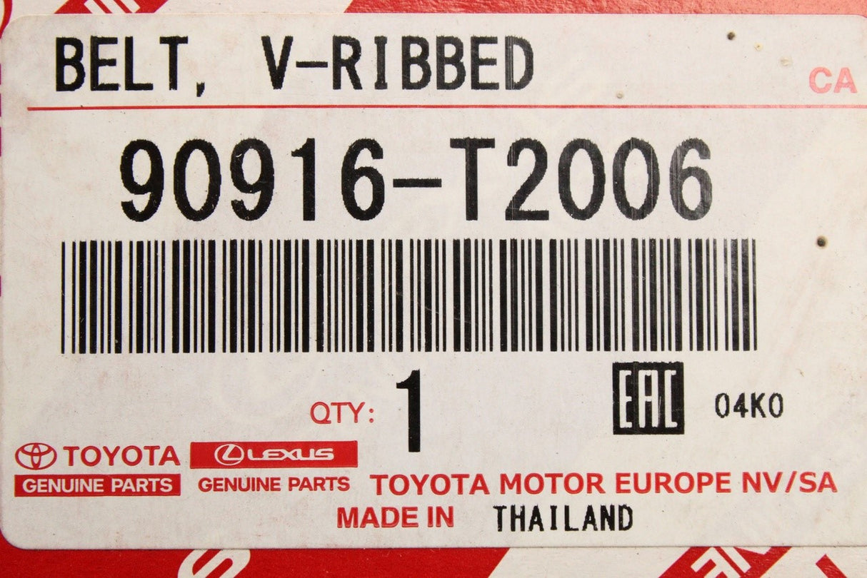 Toyota Hilux 2005-2021 auxiliary v-belt 90916-T2006