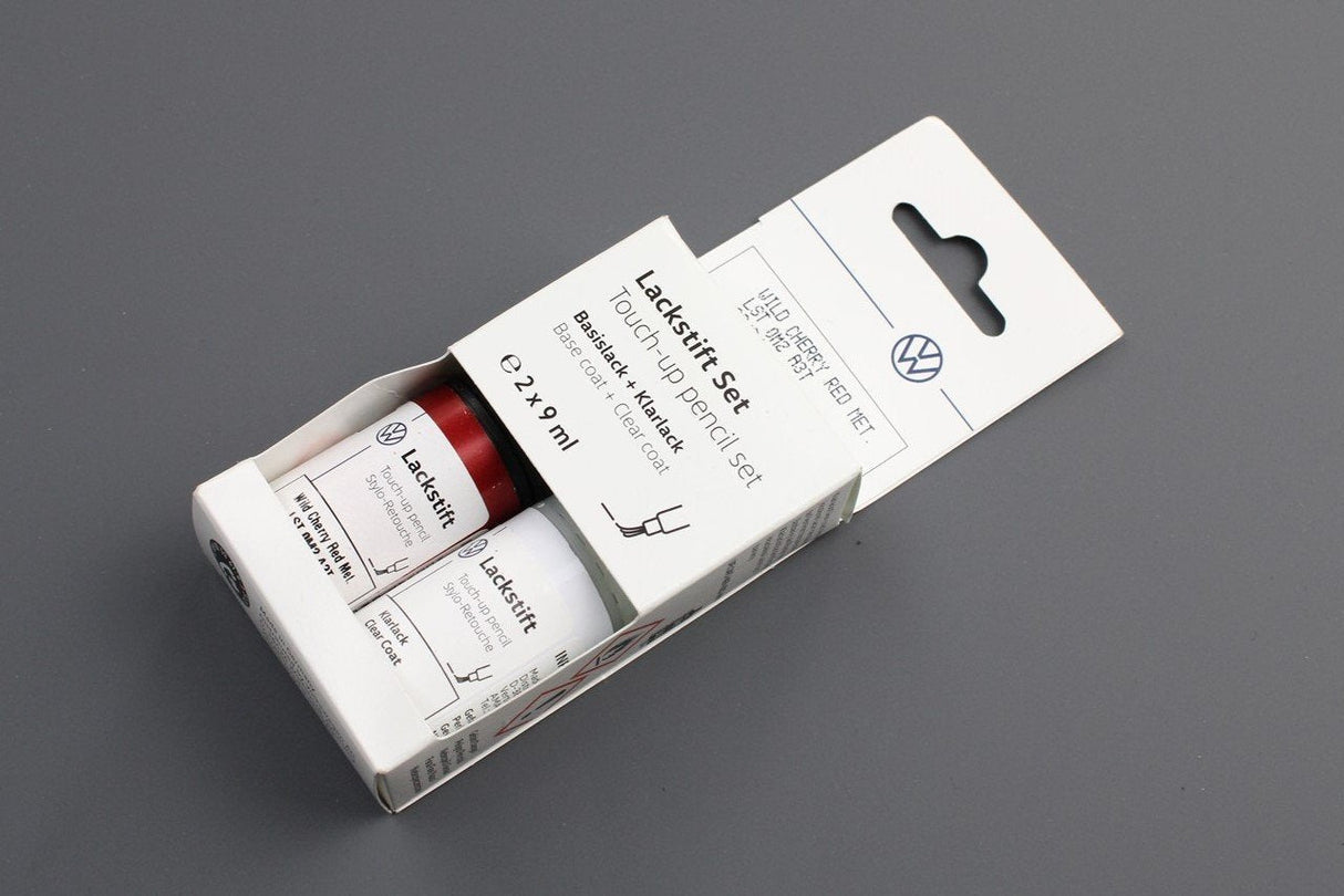 VW touch up paint set Wild Cherry red metallic (x2 9ML) LST0M2A3T