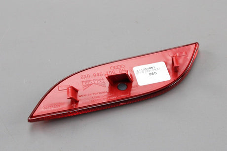 Audi A1 2011-2014 rear bumper reflector lens (right) 8X0945106