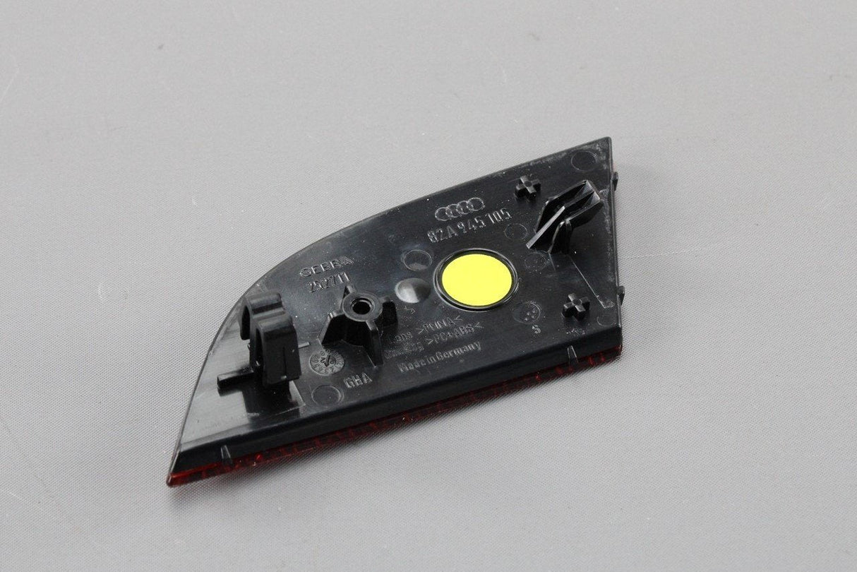 Audi A1 2019-on rear bumper reflector lens (left) 82A945105