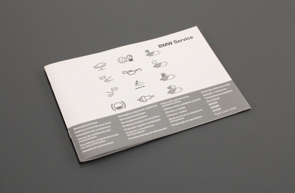 BMW F30 F20 E90 F10 F80 X4 X5 X6 Z4 F10 service log booklet 01402901444