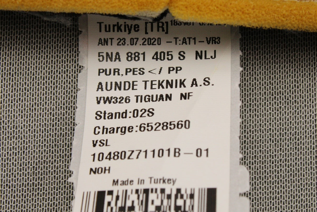 VW Tiguan 2016-2024 front seat base cover (left) 5NA881405S NLJ