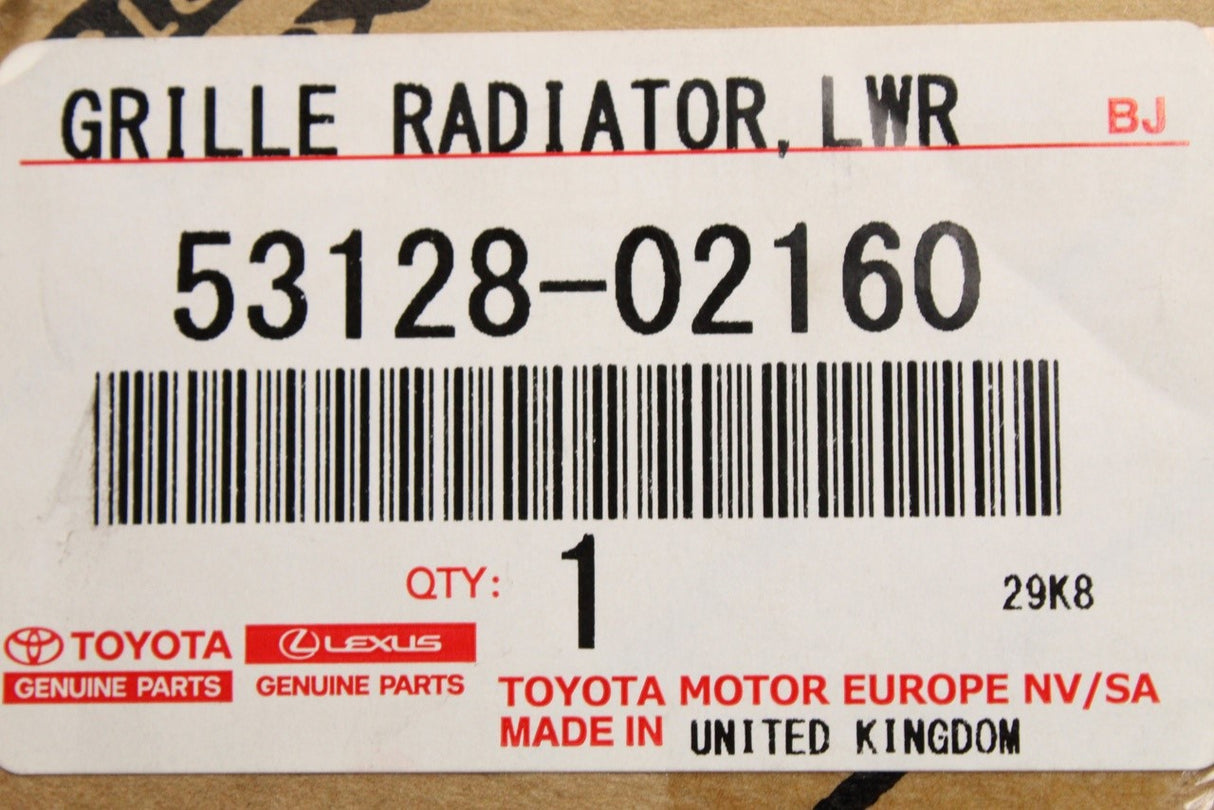 Toyota Corolla 19-on front tow hook cover (left) 53128-02160