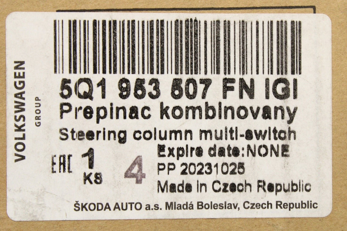 Genuine Skoda Octavia Kodiaq Enyaq indicator wiper stalks 5Q1953507FN IGI