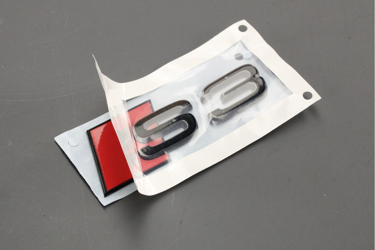 Audi S3 8Y 2020-on black "S3" lettering badge emblem (rear) 8Y0071804