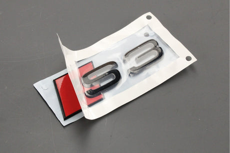 Audi S3 8Y 2020-on black "S3" lettering badge emblem (rear) 8Y0071804