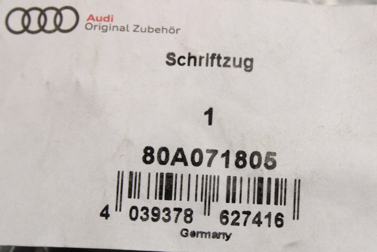 Audi SQ5 2018-on black "SQ5" logo badge emblem (front) 80A071805