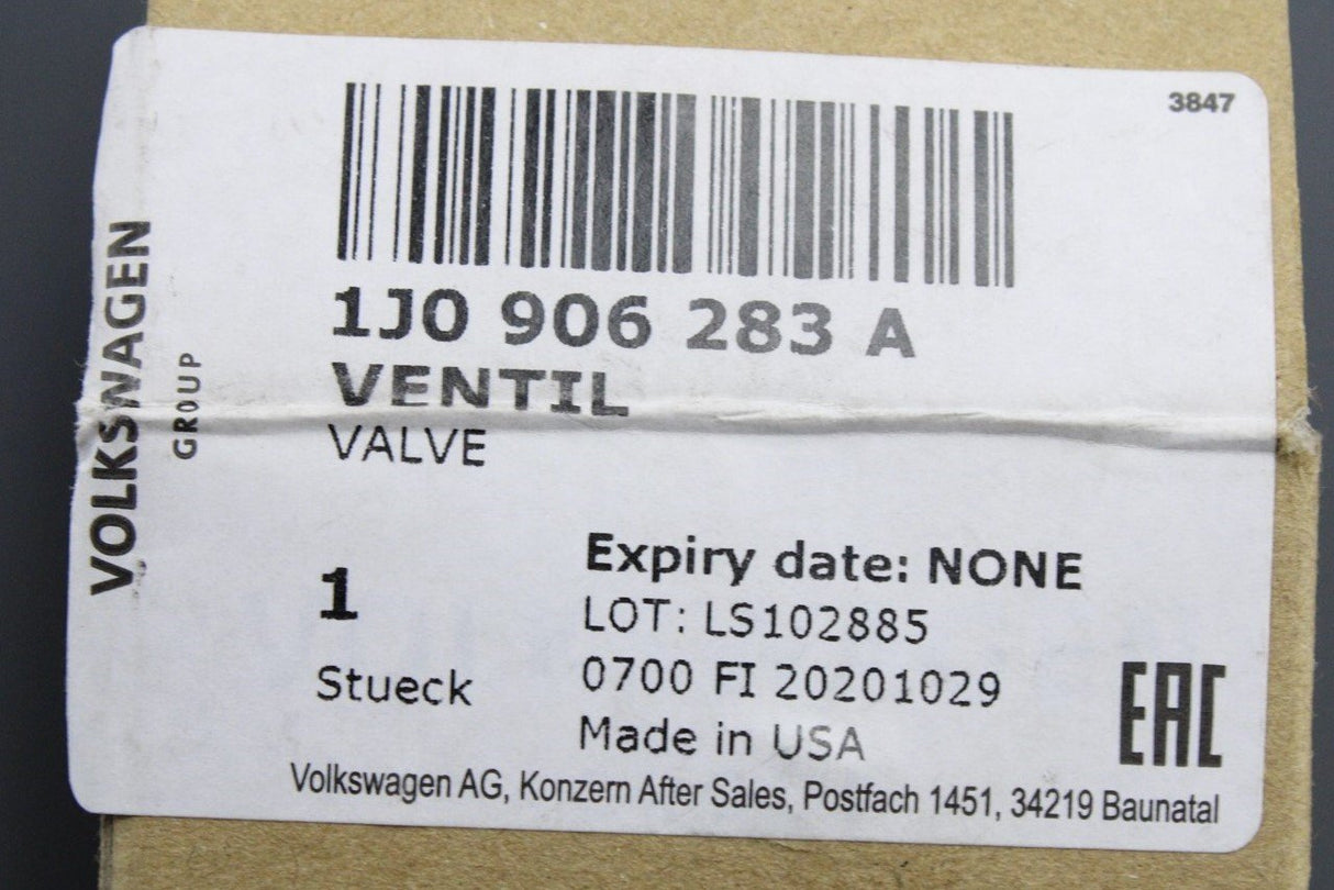VW Audi Skoda SEAT 1.9 2.5 TDI EGR system solenoid valve 1J0906283A