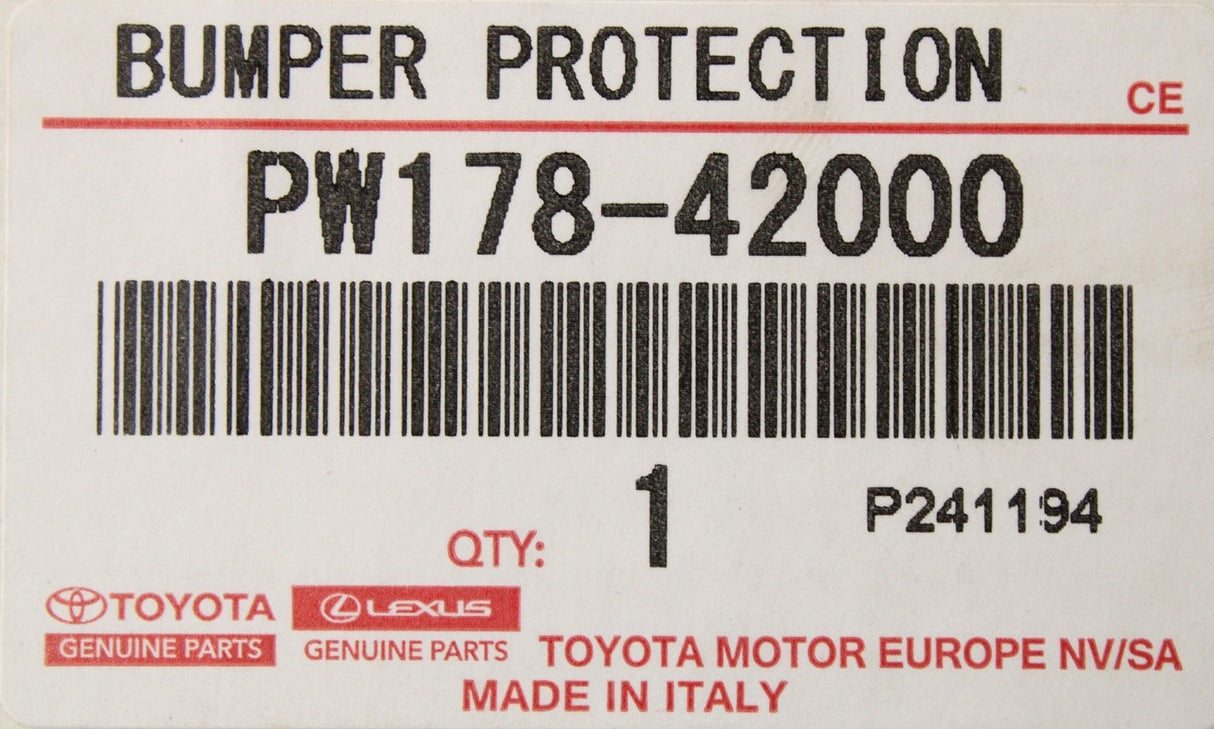 Toyota RAV4 2018-on bumper protector (rear) PW178-42000