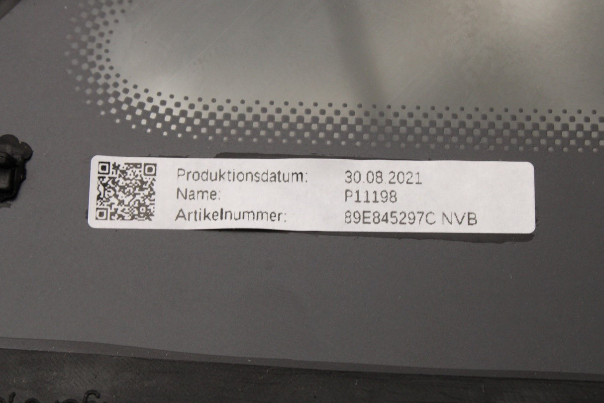 Audi Q4 e-tron 2022-on rear quarter window glass (left) 89E845297C NVB