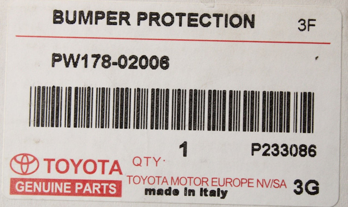 Toyota Corolla 2019-on bumper protector (rear) PW178-02006