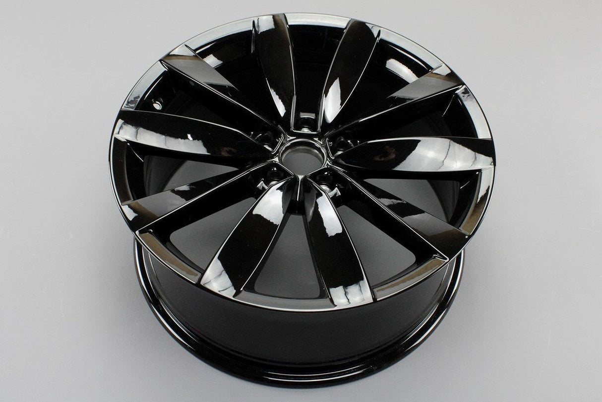 VW Scirocco 09-18 Lugano alloy wheel rim 19'' gloss black 1K8601025S AX1