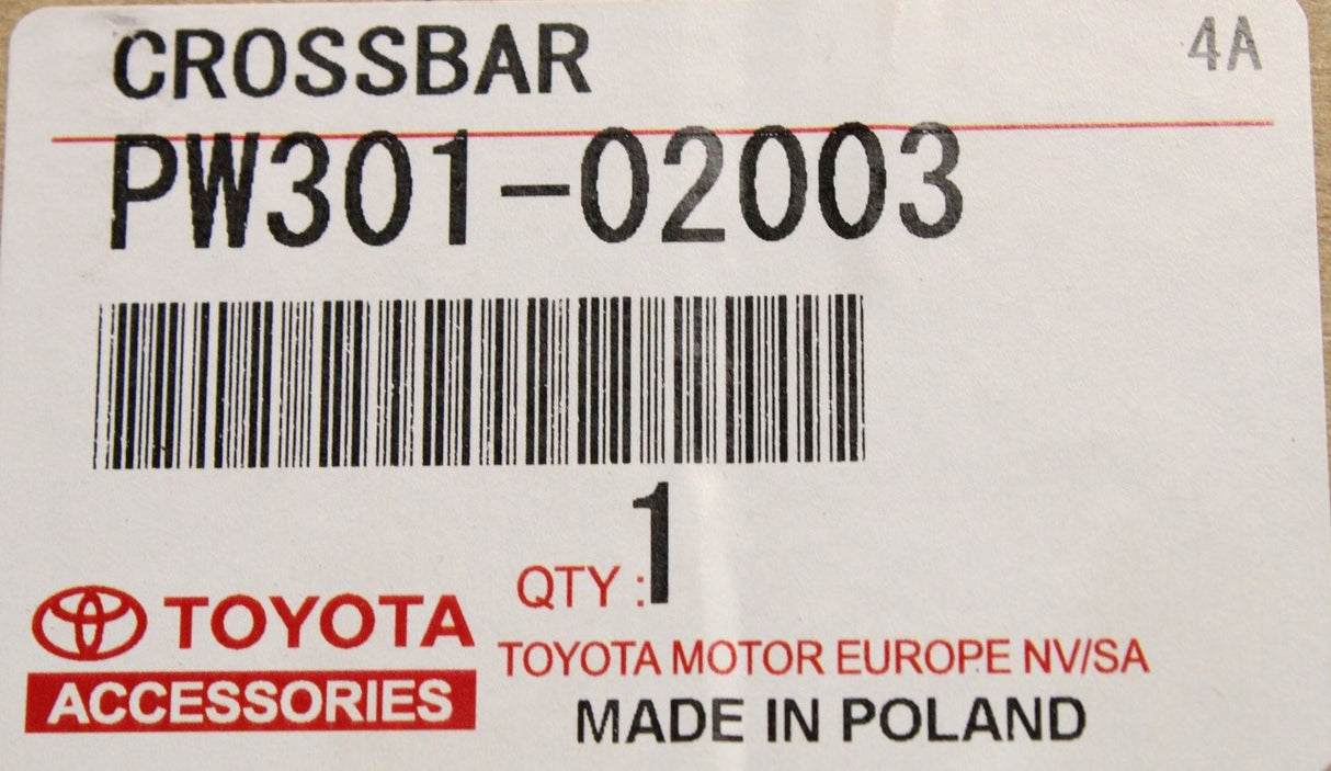 Toyota Corolla estate 2019-on roof bars PW301-02003