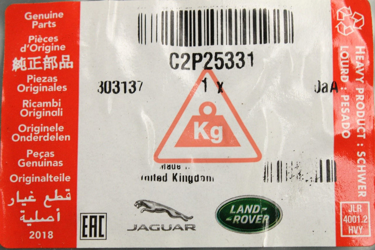 Jaguar XK 2006-2014 quarter glass window (rear left) C2P25331