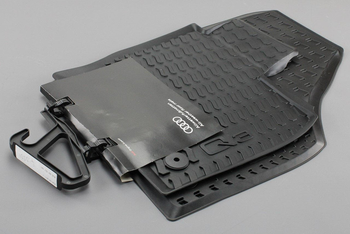 Genuine Audi Q3 RSQ3 2012-2018 front rubber floor mats set RHD 8U2061501 041