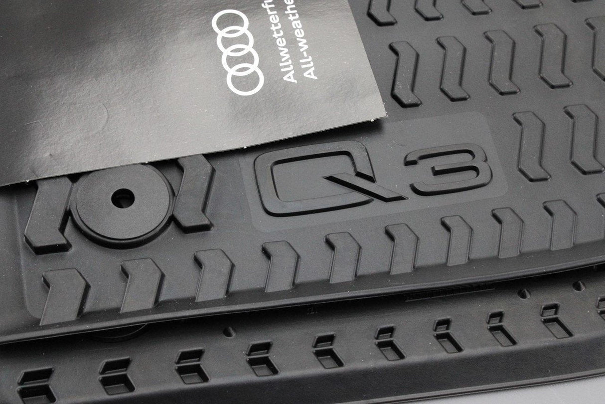 Genuine Audi Q3 RSQ3 2012-2018 front rubber floor mats set RHD 8U2061501 041
