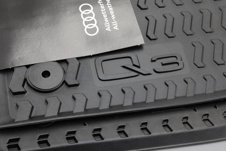 Genuine Audi Q3 RSQ3 2012-2018 front rubber floor mats set RHD 8U2061501 041