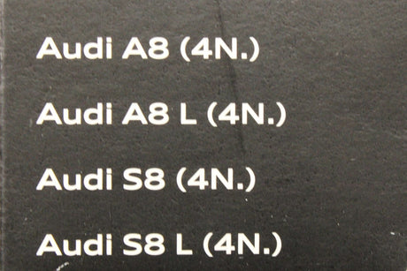Audi A8 S8 2018-on RHD front windscreen wiper blades set 4N2998002