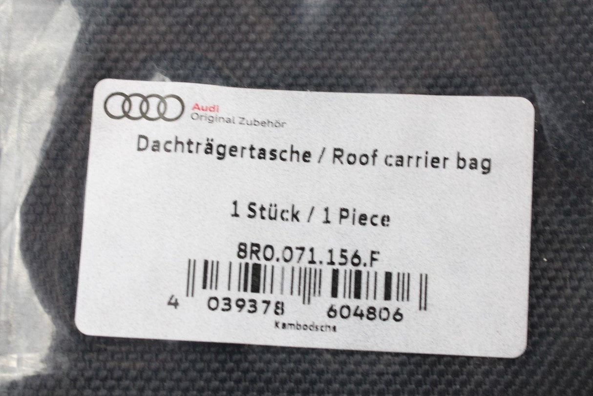 Audi roof car carrier storage bag black - universal 8R0071156F