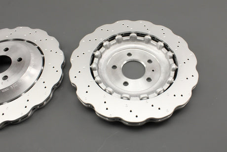 Audi RS6 C7 2013-18 rear 356mm wavy brake discs (x2) 4G0615601E