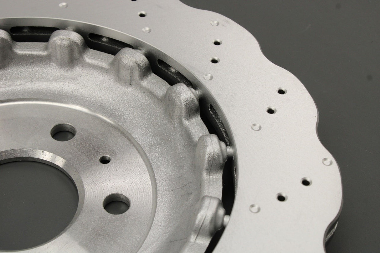 Audi RS6 C7 2013-18 rear 356mm wavy brake discs (x2) 4G0615601E