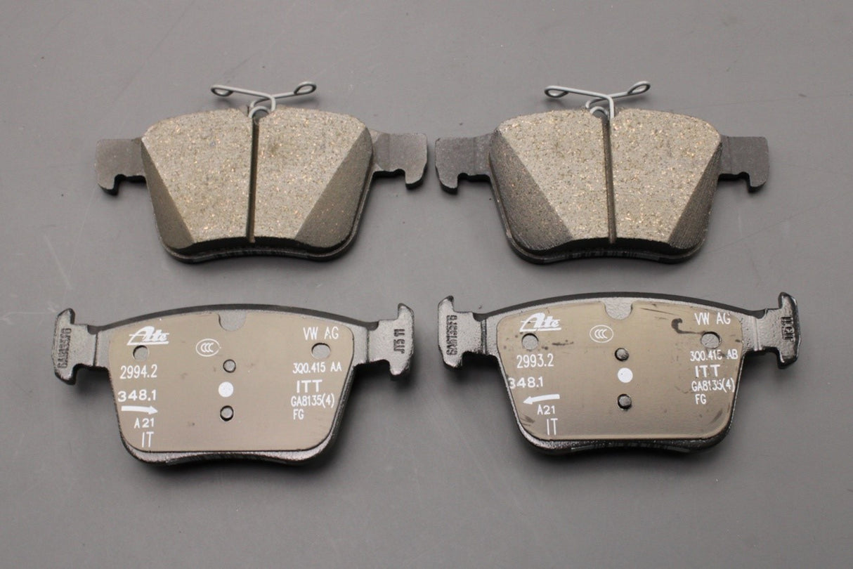 VW Passat B8 Audi Q3 Skoda brake pads for 300x12mm (rear) 3Q0698451L