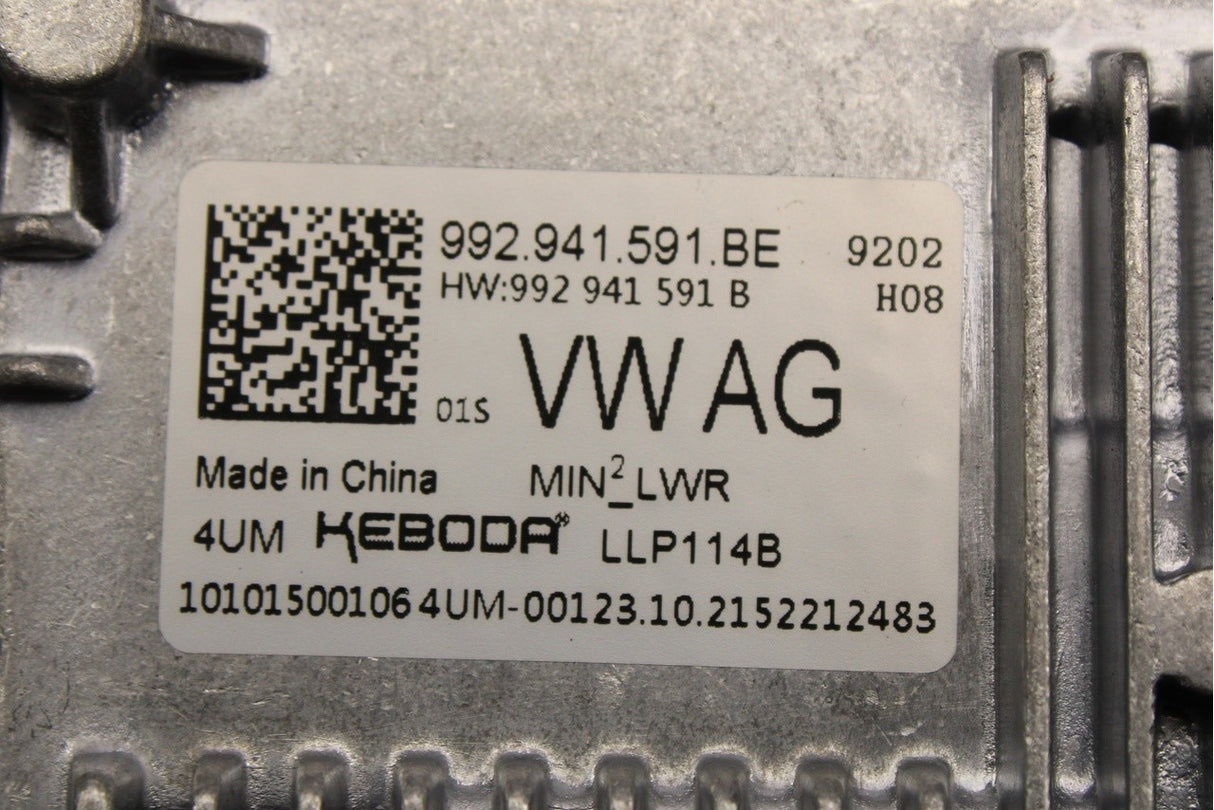 VW Golf MK8 2020-on LED headlight control unit 992941591BE