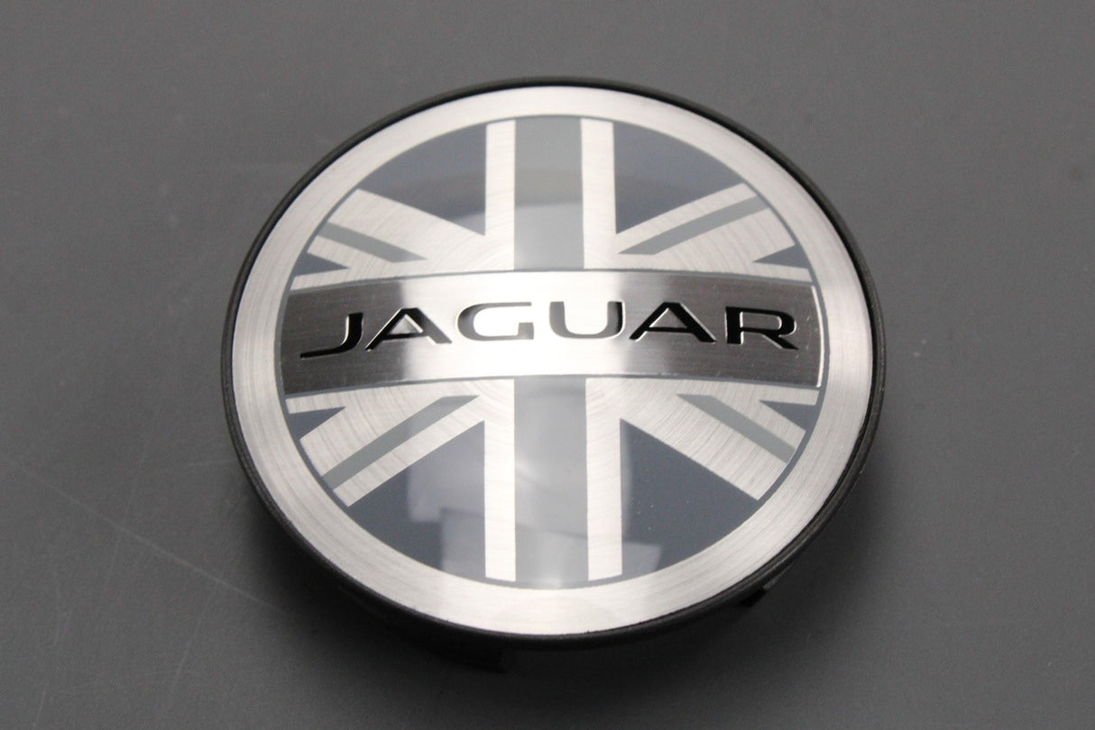 Jaguar XE XF F-Type E-Pace union jack wheel centre cap (x1) T2R5513