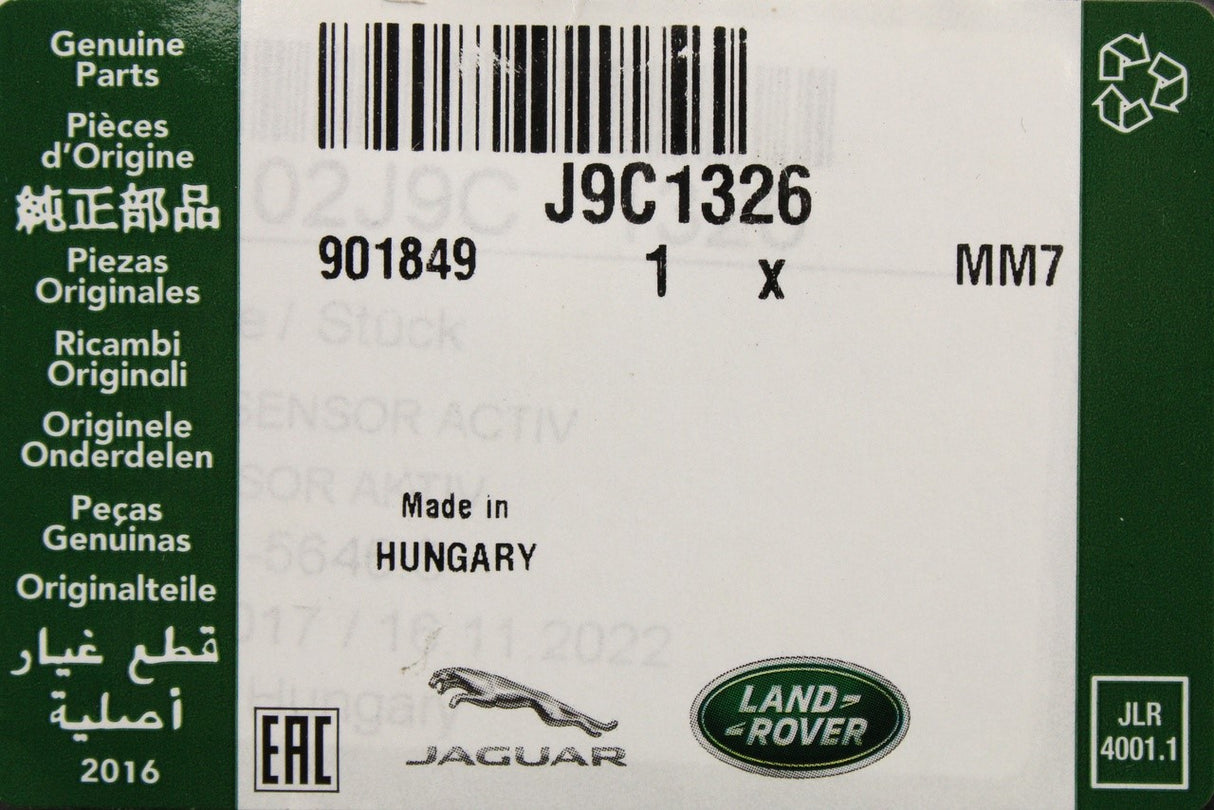 Jaguar E-Pace wheel speed sensor (front) J9C1326