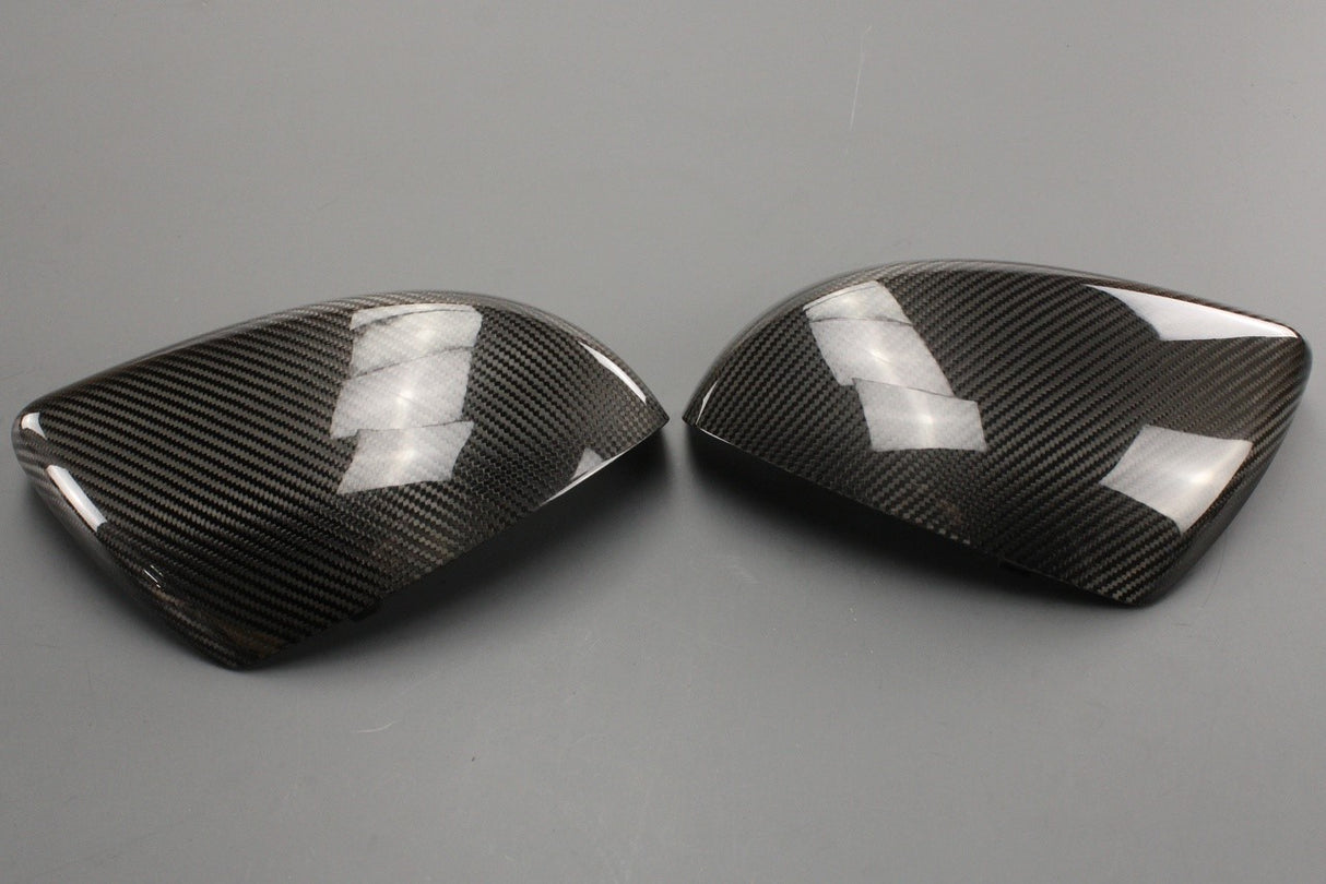 Jaguar F-Pace E-Pace 2016-on carbon fibre wing mirror cover caps T4A7226