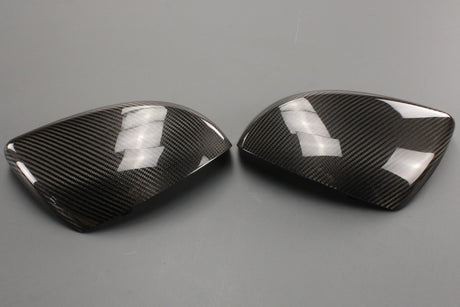 Jaguar F-Pace E-Pace 2016-on carbon fibre wing mirror cover caps T4A7226
