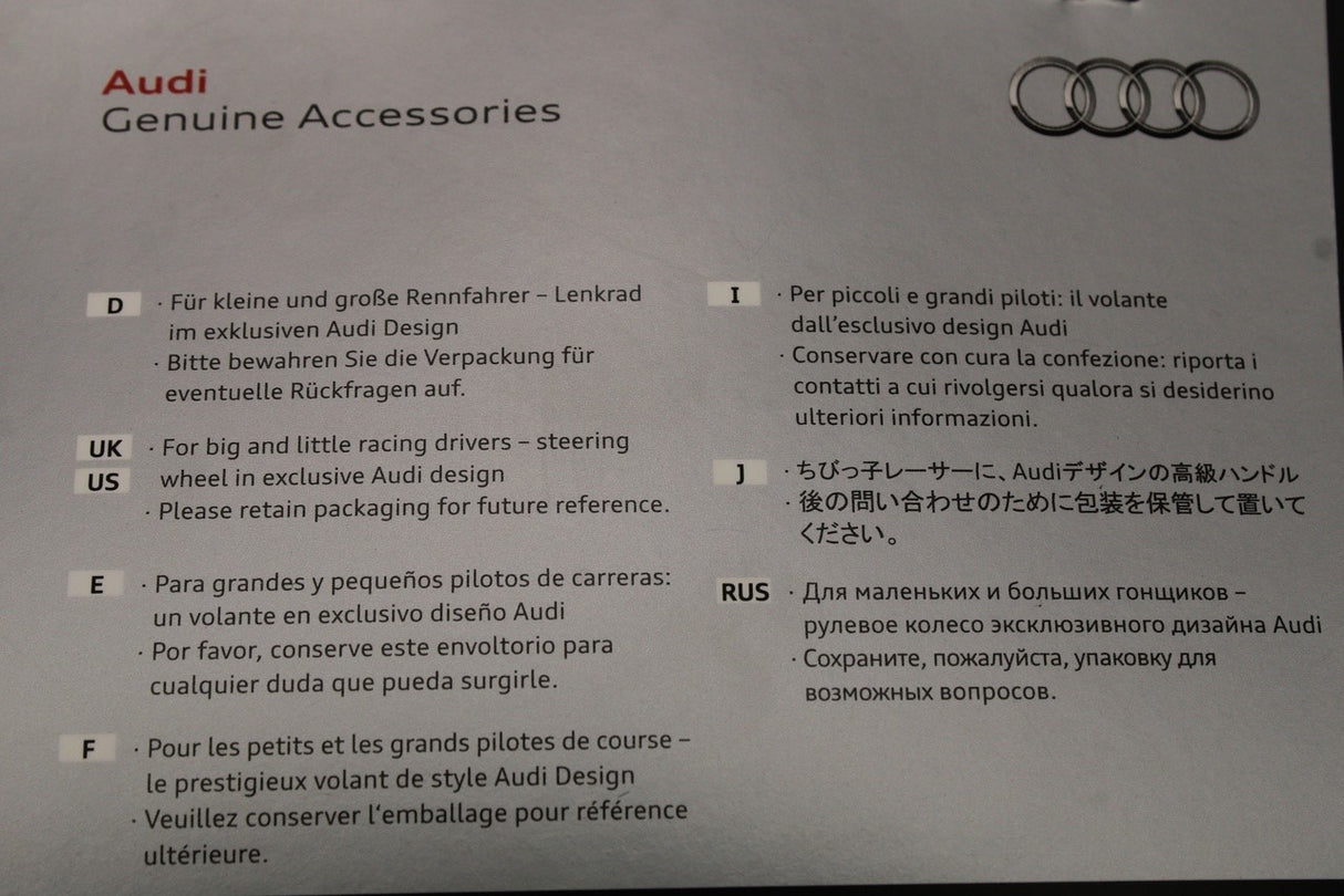 Audi plush soft steering wheel 4L0019102A