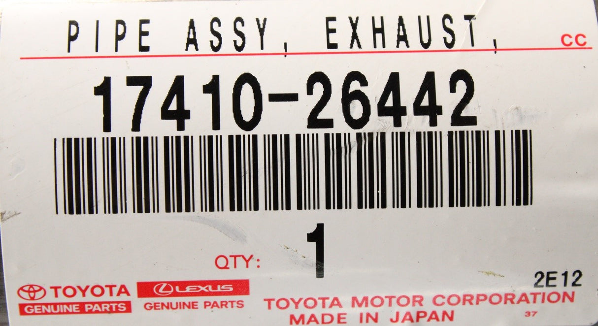 Toyota RAV4 05-2019 front exhaust pipe silencer (2.2D) 17410-26442