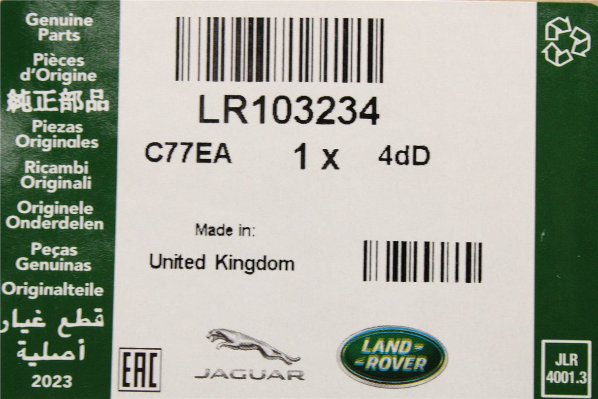 Land Rover Discovery 5 2014-on fuel filter with bracket LR103234