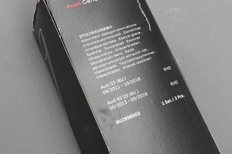 Audi Q3 RSQ3 2012-2018 front windscreen wiper blades set (RHD) 8U2998002