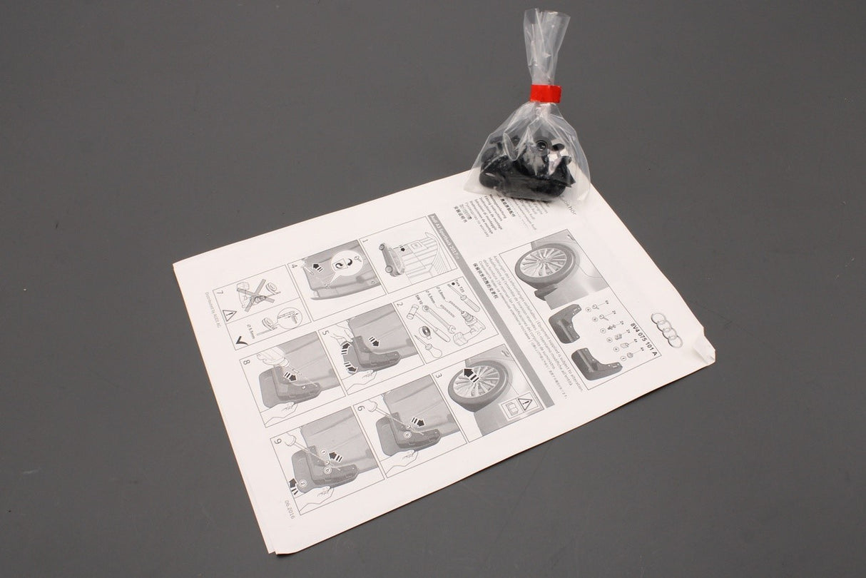 Audi A3 8V Sportback 2017-2020 mud flaps (rear) 8V4075101A