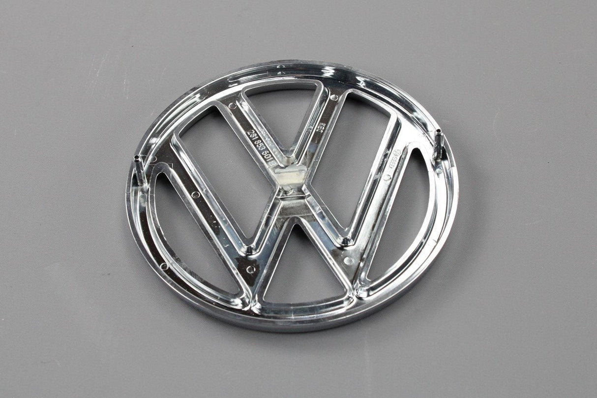 VW LT 1975-1989 chrome front grille badge 125mm 281853601B