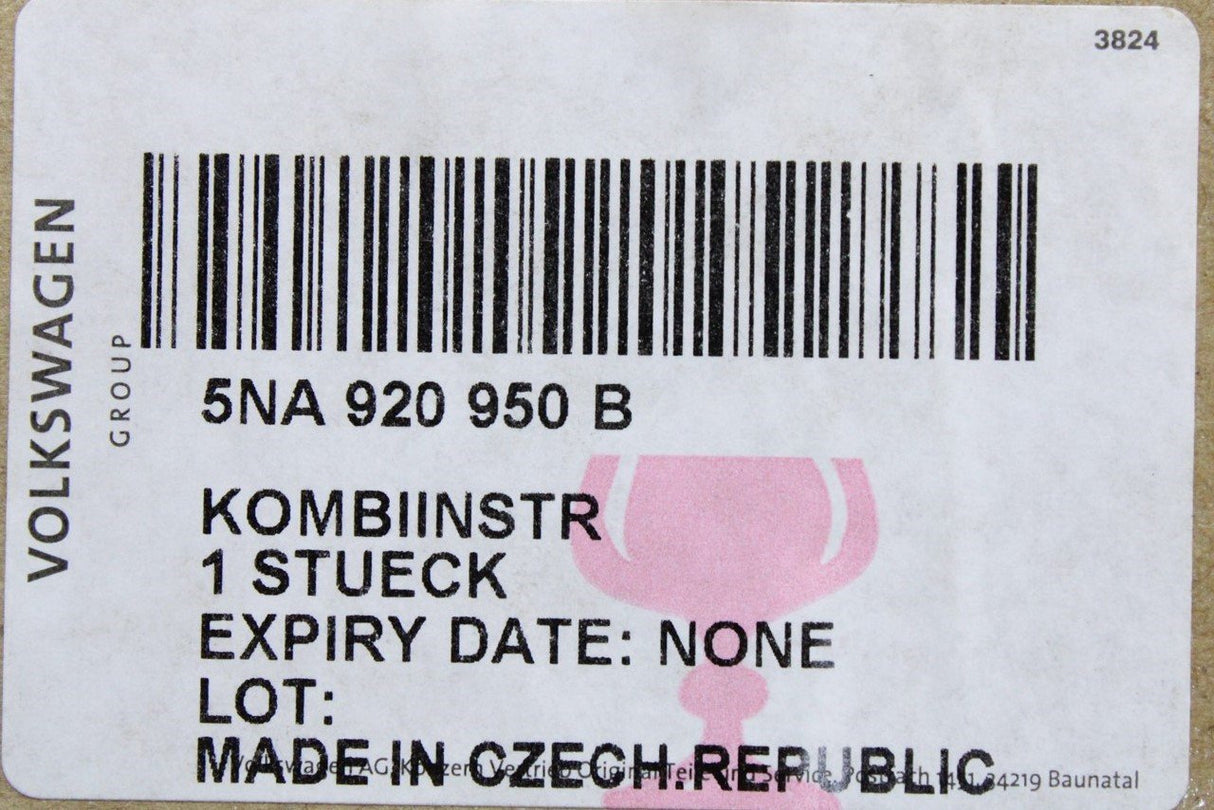 VW Tiguan 2016-on dash instrument cluster 160mph (petrol) 5NA920950B