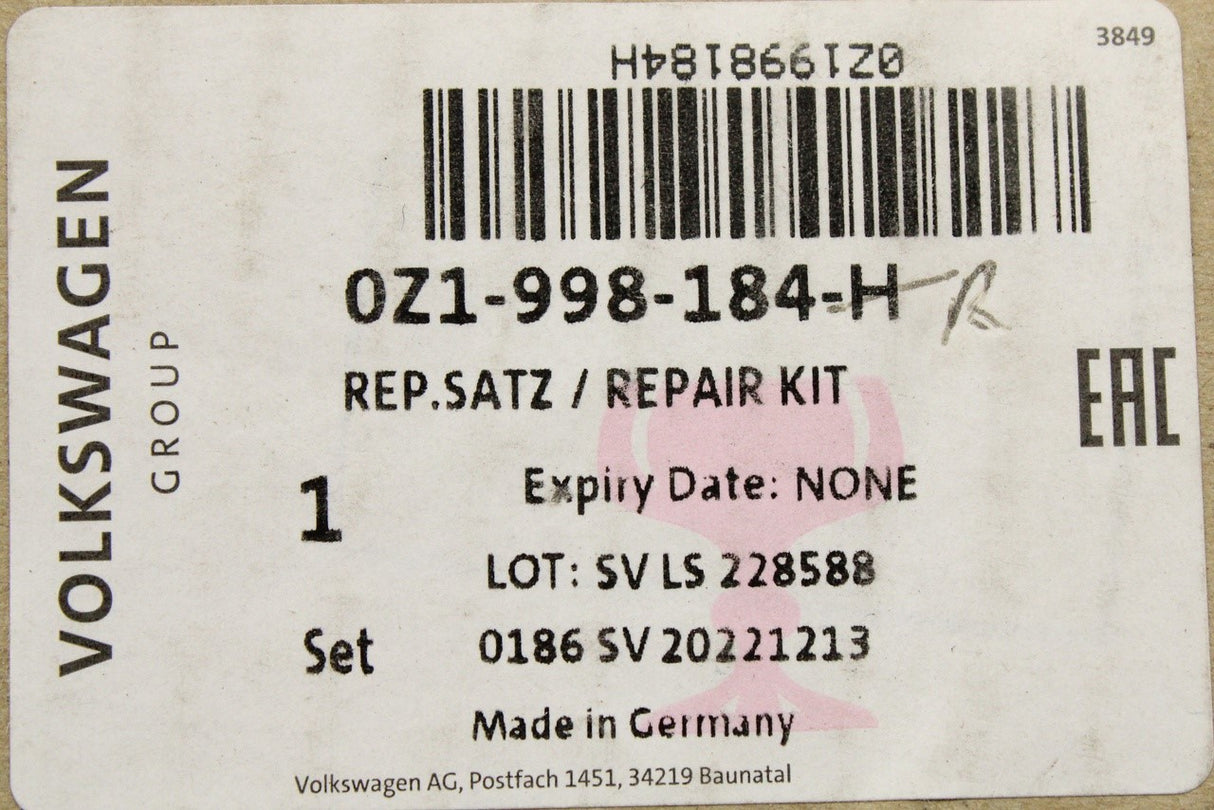 Audi Q4 e-Tron 2022-on battery control unit repair kit 0Z1998184H