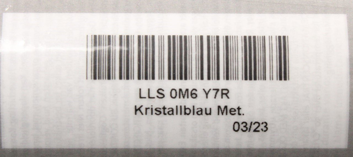 Volkswagen paint set 150ml crystal blue metallic LY7R LLS0M6Y7R