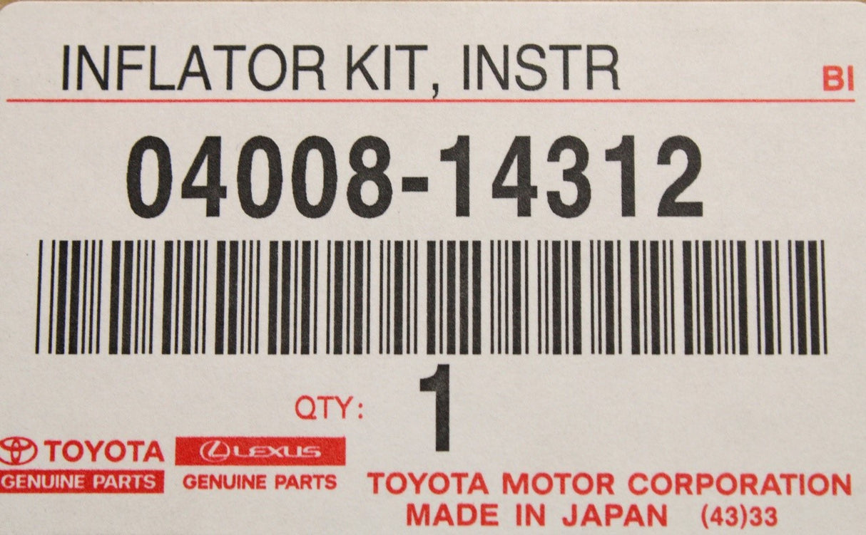 Toyota airbag inflator 04008-14312