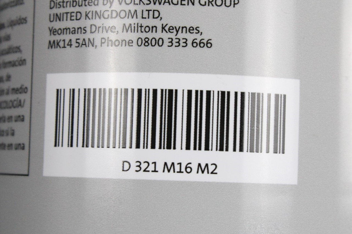 VW Audi Skoda SEAT anti-corrosion preservation wax (1L) D321M16M2