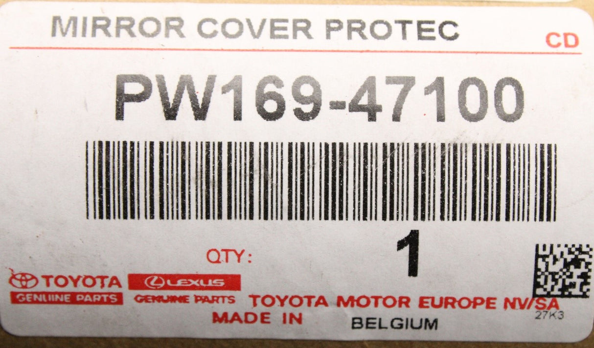Toyota wing mirror protection film PW169-47100
