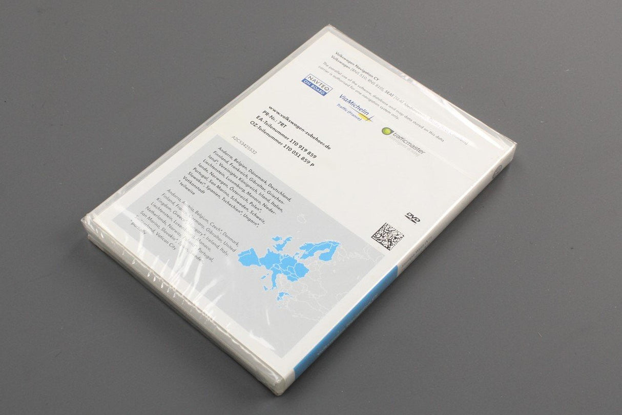 VW Volkswagen navigation DVD europe west V7 RNS 510 1T0051859P
