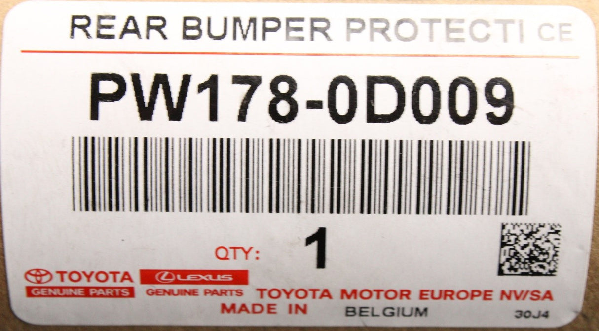 Toyota rear bumper protection film (clear) PW178-0D009
